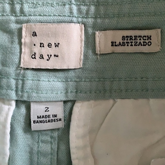 A new day mint crop wide leg denim pants - Picture 7 of 8